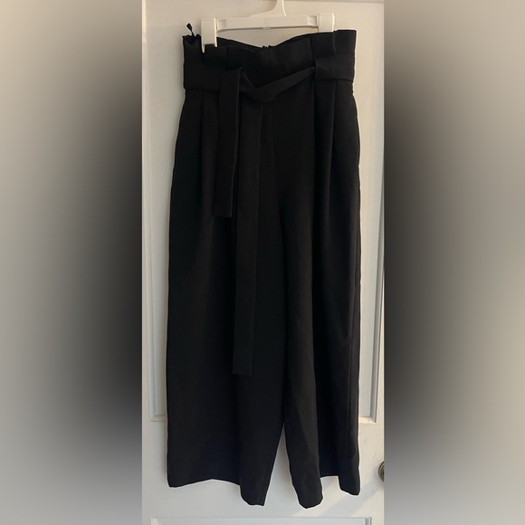 COS High-waisted Paper-Bag Waist Trouser Pants Size 2 - Picture 2 of 6